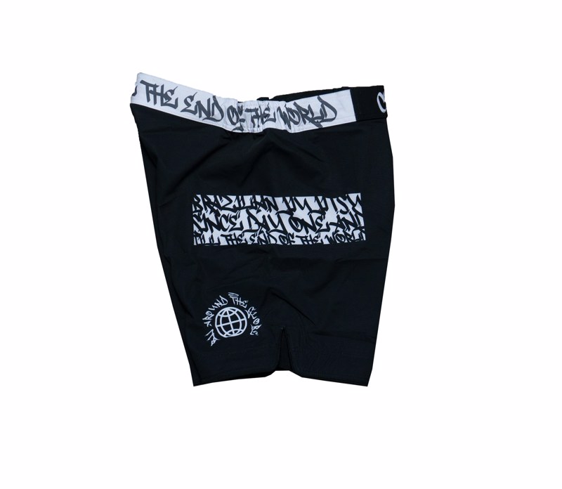 CHOSEN Till The End Fight Shorts-Black